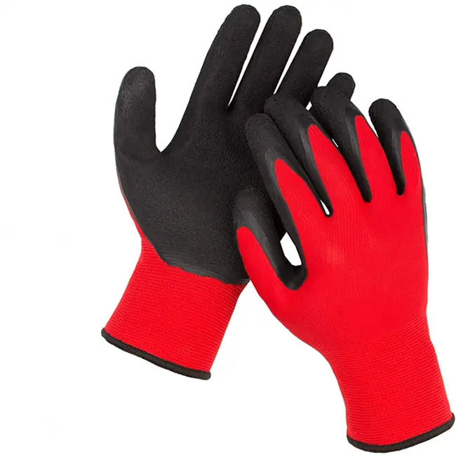 Industrial Latex Rubber Hand Gloves Sharp Components Guante De Planta Light Metals Handling Guantes de servicio