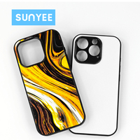 Étui de téléphone personnalisé Sunyee DIY en TPU PC pour iPhone 16 Series, étui de téléphone vierge pour sublimation 2D