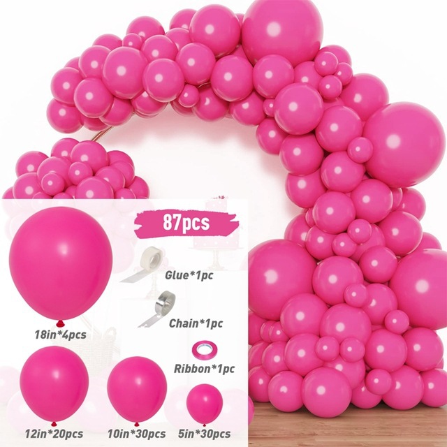 Rose suit 87pcs