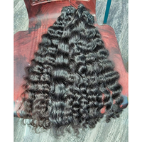 Cheveux indiens bruts 15A, vierges et non traités, cheveux indiens vierges bruts non traités, cheveux indiens bruts à cuticules alignées, provenant d'Inde