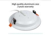 Downlight LED RGBCCT 2.4G RF 6W/9W/12W, intérieur, moderne, en aluminium, dimmable, télécommande, application Tuya Smart Life, angle de faisceau 120°