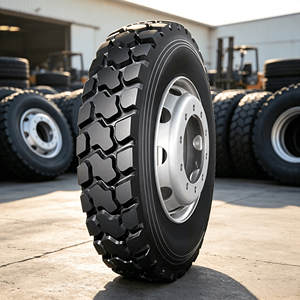 ยางรถบรรทุกใหม่ขนาด 13R22.5-18 ดีไซน์เสริมไหล่ ทนทานต่อการบำรุงรักษา เหมาะสำหรับรถบรรทุกขนส่งสินค้าขนาดกลางถึงหนัก - Product Image 1