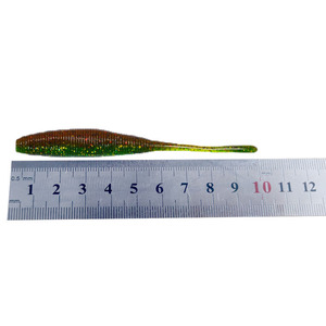 Nuova Esca Morbida Dart Worm 100mm 3.7g 6pz in Silicone per <span class=keywords><strong>Spinning</strong></span>, Esca Artificiale per Pesca in Acqua Salata e Dolce, Spigola, Attrezzatura da Pesca - Product Image 3