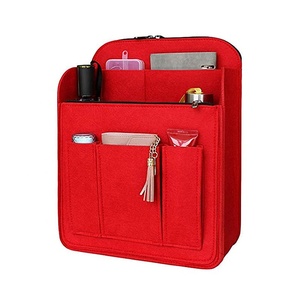 Vente en gros Sac à dos personnalisé léger Livre fourre-tout multi poches Sac cosmétique dans le sac Insert de sac à main Sacs à main Organisateurs de sacs à dos en feutre - Product Image 2