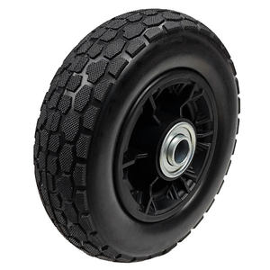 Cheng Jin Vehicles 7 Inch PU Foam <b>Caster</b> <b>Wheel</b> With Ball Bearing High Load Capacity For Tool Cart - Product Image 1