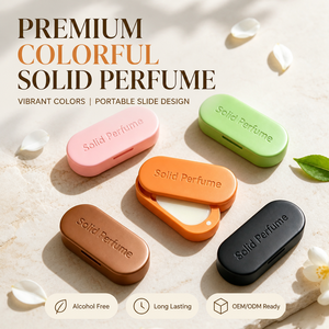 Baume de parfum solide portable HKH Premium avec couvercle coulissant pour coffrets cadeaux de voyage, marque privée, OEM, ODM, emballage personnalisé, usine - Product Image 2