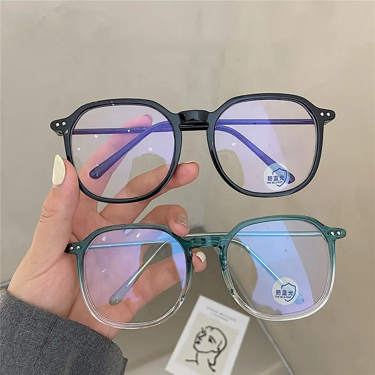 Gran oferta 2022, gafas cuadradas de alta calidad para hombre, monturas ópticas TR90, gafas de bloqueo de luz azul, monturas para gafas de ordenador