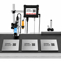 Aisomark 12.7MM Machine de codage en ligne automatique pour la production, la date, l'emballage, la boîte en carton, l'impression de codes, Imprimante CIJ Flex Egg