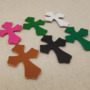 韓国風クロスレザーロゴ PUワッペン 衣類/靴/バッグ用 補修・装飾用パッチ - Product Image 3