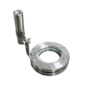 Vitre de niveau à bride en acier inoxydable Conan 304 DN21.5 avec éclairage LED, qualité sanitaire, raccordement par soudure - Product Image 3