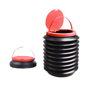 Cubo Plegable Portátil de Almacenamiento de 4L, Material PP Impermeable para Camping y Uso en Exteriores - Product Image 1