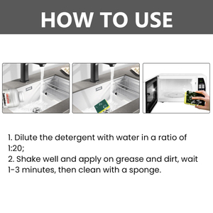 Jakehoe-Graisses de cuisine concentrées, nettoyant pour hotte de cuisine, huile tenace pour le <span class=keywords><strong>four</strong></span>, saleté multifonctionnelle - Product Image 4
