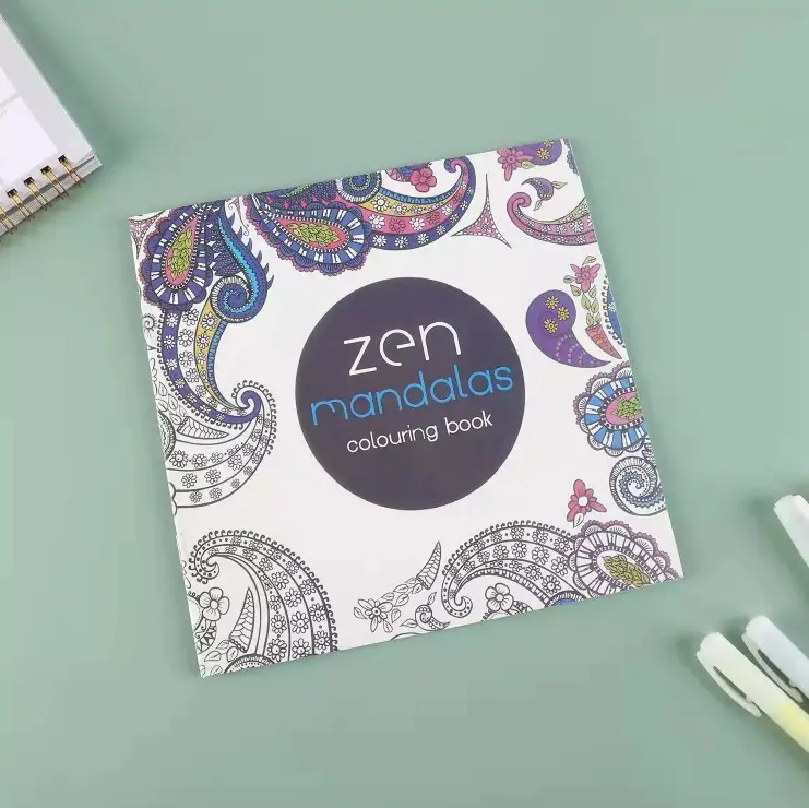 Mini Mandalas personnalisés bon marché pour enfants et adultes, service d'impression de livres de coloriage, vente en gros