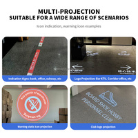 Proyector Gobo Integrado Yufan, Señalización Personalizada con Patrones Ocultos en el Suelo, Publicidad en Techo, Proyección de Logotipos