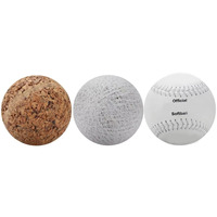 Fabricant de balles de softball d'entraînement en cuir blanc de haute qualité de 12 pouces, Tamanaco SB-120i, compétition de slowpitch, remplie de liège, couture plate