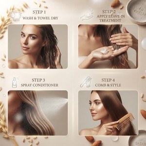 <span class=keywords><strong>Tratamiento</strong></span> Humectante Diario sin Enjuague con Leche de Avena para Cuero Cabelludo Sensible y Propenso al Eccema, Bruma No Irritante para Aliviar la Descamación y el Enrojecimiento - Product Image 3