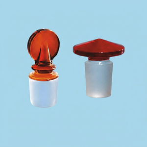 Borosilicate Glass Chemical Resistant Culture Flask <b>Stopper</b> Lab Reagent <b>Bottle</b> <b>Stopper</b> for Laboratory Use - Product Image 1