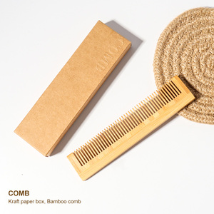 Kit d'articles de toilette biodégradables en carton kraft certifié FDA pour hôtels, kit dentaire recyclable en bambou, ensemble d'accessoires hôteliers - Product Image 3