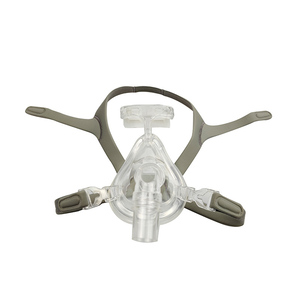 Arnés para <span class=keywords><strong>mascarilla</strong></span> <span class=keywords><strong>CPAP</strong></span> compatible con <span class=keywords><strong>ResMed</strong></span> N20, correa gris completa con borde sellado, esponja de nailon y spandex - Product Image 5