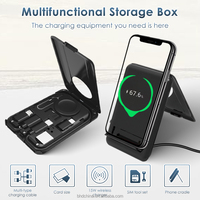 Mise à niveau 15w Charge sans fil 5 en 1 Usb Type-c Micro Adapter Kit Multi Case Charge Phone Adapter Charging Cable Kit
