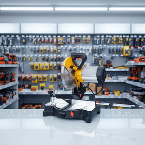 Sierra <span class=keywords><strong>ingletadora</strong></span> eléctrica industrial DIY de 2200W 220V/110V 50Hz, 4300 RPM, hoja de 210mm, motor sin escobillas, base de mesa, luz LED/láser, extensión - Product Image 2