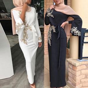 Robes Abaya Islamiques pour Femmes, Tailles M-3XL, Caftan Arabe, Kaftan Malaisie, Abayas Dubaï, Vêtements Turcs pour Femmes, Robes Musulmanes - Product Image 2