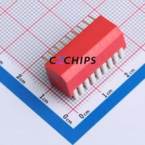 DP-9-R-T DIP Switch Through hole Component (THT),P=2.54mm Switch Piano Key Single Pole Single Throw 9-Bit 2.54mm - Product Image 2