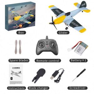 Nuevo Avión de Control Remoto de 2.4GHZ, <span class=keywords><strong>BF</strong></span> <span class=keywords><strong>109</strong></span> EPP, Avión de Combate RC, Juguete de Espuma RTF, Modelo de Avión Planeador - Product Image 4