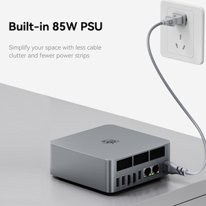 Mới Beelink thiết bị eqr6 6800H 32G 1TB eqr6 ai tiếng ồn thấp Mini <span class=keywords><strong>PC</strong></span> MSC Hệ thống làm mát cổng Ethernet kép tốc độ cao TV Box - Product Image 3