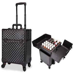 Offre Spéciale nouveau Style trousse de maquillage panneau ignifuge Kit de <span class=keywords><strong>coiffure</strong></span> roue universelle bagages cosmétiques avec chariot pour cosmétique - Product Image 1