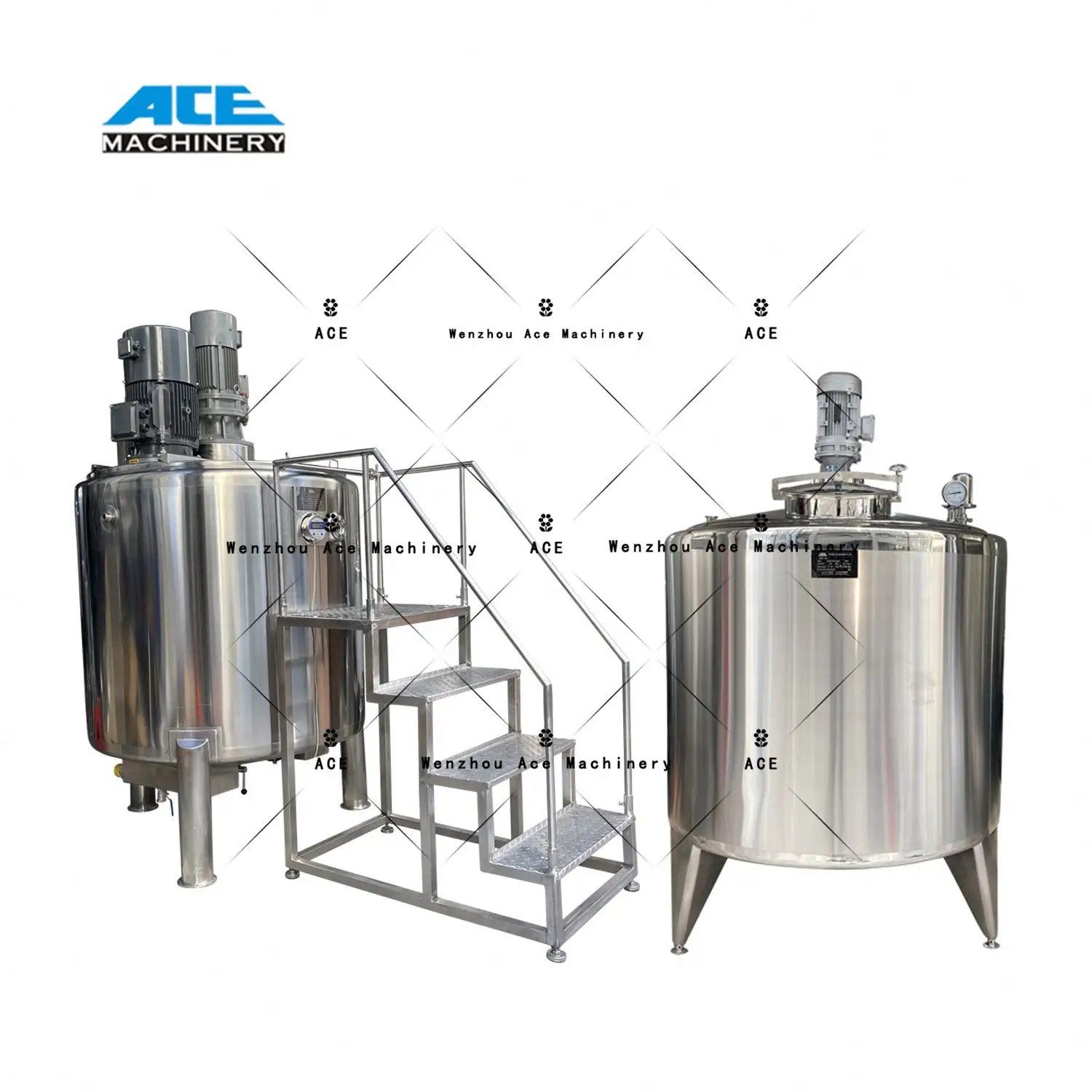 electric heating fertilizer stainless steel chemical price of laboratory with agitator propeller heating tank mixing tank