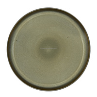 Ensemble de vaisselle en céramique de luxe américain personnalisé JIUWANG, 16 pièces, ensemble de vaisselle, assiettes