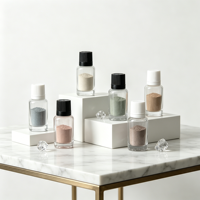 Flacon en verre transparent de 10 ml avec bouchon à vis pour parfums, huiles essentielles, lotions, soins de la peau, sérums, y compris diffuseur à bâtonnets, étiquettes personnalisables