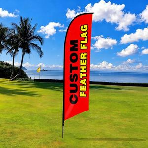 Wholesale Custom Printed Double-Sided Feather <b>Banner</b> with Logo Fiberglass Flagpole for Outdoor Marketing and Promotion - Product Image 1