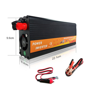 SUYEEGO UPS de Onda Sinusoidal Modificada 500W 12V a CA 220V para Coche, Carga Rápida y Silenciosa de Batería 6A, Fuente de Alimentación - Product Image 1