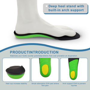 Plantillas ortopédicas Bestar para el alivio de la fascitis plantar, plantillas ortopédicas de espuma de Pu de longitud completa, pronación moderada, soporte de arco de TPU - Product Image 4