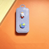 Ensemble de vaisselle pliable portable en paille de blé avec logo personnalisé à l'image de dessins animés, idéal pour le camping en plein air