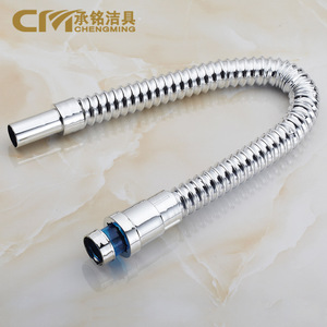 Tubería de Drenaje Corrugada de Acero Inoxidable Chengming, 84.5mm de Diámetro Exterior, Conexión por Compresión, Anticorrosión, para Lavabo - Product Image 1