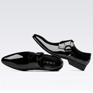 Zapatos Derby de Lujo, Diseño Exclusivo, Cómodos y Suaves, con Patrón de Camuflaje, Cuero Genuino, Estilo Casual de Negocios, Británicos, con Grabado, para Boda - Product Image 1