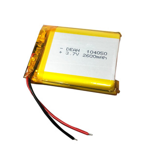 מותאם אישית 104050 2400mah 2600mah 3.7v ליתיום פולימר סוללה ליתיום יון נטענת תאי סוללות Lipo סוללות - Product Image 3