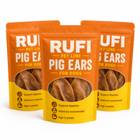 Sachet à fond plat scellé sur huit côtés avec fermeture éclair et fenêtre transparente pour café en grains, snacks, bœuf séché, biscuits, aliments pour animaux de compagnie
