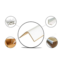 Protection de bord en forme de L personnalisée de haute qualité, imperméable, pour palette, carton, antichoc, recyclable, différentes tailles disponibles