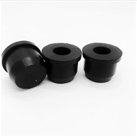 Pieds amortisseurs anti-vibration en caoutchouc massif de type VV, métal zingué, dureté 30-90 Shore, forme personnalisée, noir, OEM