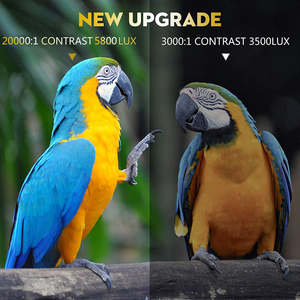 Proyector A6000 al mejor <span class=keywords><strong>precio</strong></span>, 1080P, 5800 lúmenes, portátil para dormitorio, corrección Manual, proyector inteligente - Product Image 6