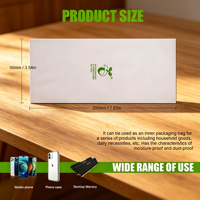 Sacs plats transparents biodégradables et compostables personnalisés avec logo pour l'emballage de coques de téléphone et de housses mobiles – Vente en gros