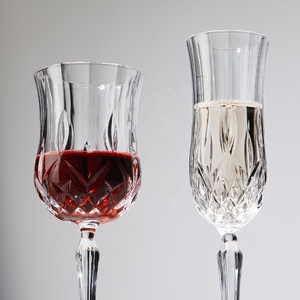 Pháo hoa cổ điển dập nổi ly thủy tinh bắt nguồn rượu vang đỏ ly rượu sâm banh sáo cho đám cưới - Product Image 4