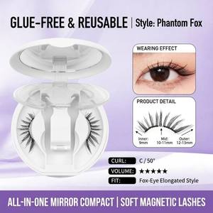 <span class=keywords><strong>Cils</strong></span> <span class=keywords><strong>magnétiques</strong></span> quantiques 3D, <span class=keywords><strong>faux</strong></span> <span class=keywords><strong>cils</strong></span> sans colle ni eye-liner, <span class=keywords><strong>cils</strong></span> <span class=keywords><strong>magnétiques</strong></span> faciles à poser pour une amélioration d'apparence naturelle - Product Image 1