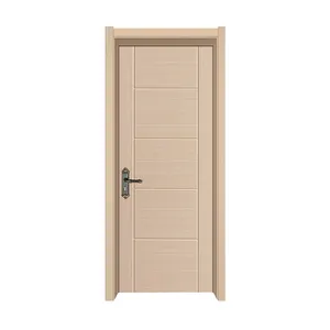 Yingkang Wpc Pvc Bathroom Door Supplier Pvc Panel Door Waterproof laminated PVC melamine wooden borad painting doors