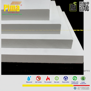 White Color Lightweight PVC WPC Foam Board 25mm <b>Thickness</b> 0.6 G/cm3 Density Custom Furniture Cabinet Surfaces Decorative - Product Image 1