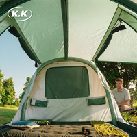 Tente de Voiture Gonflable Extérieure Kawagebo Kamp (KK) pour Hayon de SUV, Extension Imperméable avec Bâches